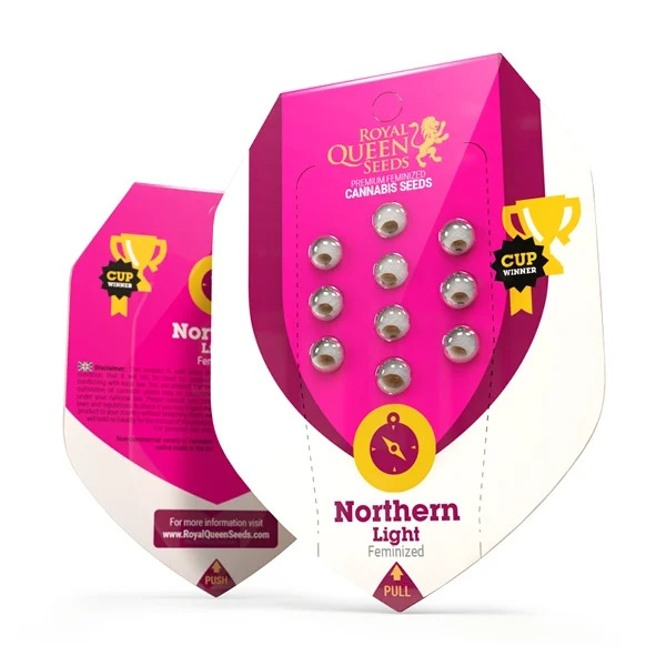 pacco-northern-light pacco semi della pianta di cannabis northern light femminizzata della royal queen seeds