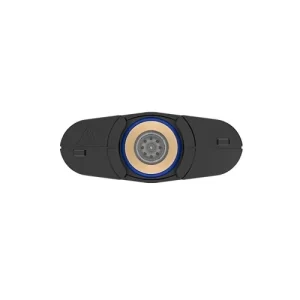 Vaporizzatore portatile mighty+ di storz & bickel su sfondo trasparente, vista dall'alto