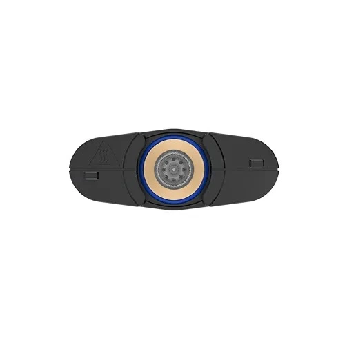 vaporizzatore-portatile-mighty-plus-alto Vaporizzatore portatile mighty+ di storz & bickel su sfondo trasparente, vista dall'alto