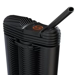 Vaporizzatore portatile mighty+ di storz & bickel su sfondo trasparente, vista del bocchino