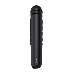 Vaporizzatore portatile mighty+ di storz & bickel su sfondo trasparente, vista dal lato sinistro
