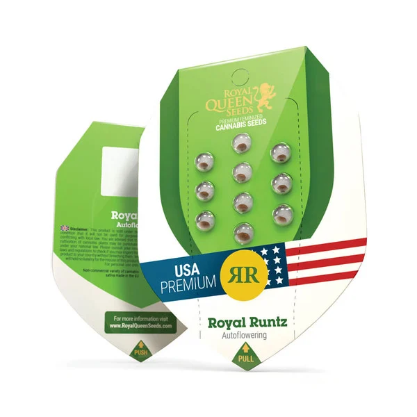 royal-runtz-autofiorente-confezione confezione semi della pianta di cannabis royal runtz autofiorente della royal queen seed