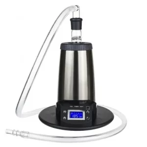 vaporizzatore da tavolo arizer v-tower su sfondo bianco