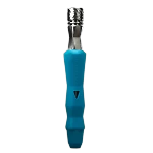 Vaporizzatore portatile dynavap b su sfondo trasparente che mostra il modello blu