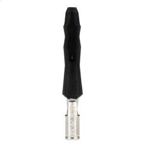 Vaporizzatore portatile dynavap b su sfondo trasparente che mostra il modello nero