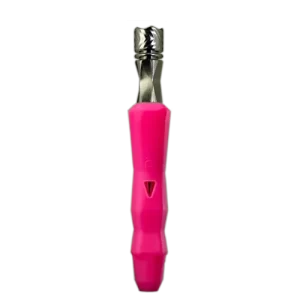 Vaporizzatore portatile dynavap b su sfondo trasparente che mostra il modello rosa