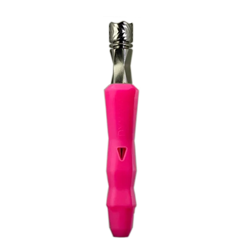 vaporizzatore-portatile-dynavap-b-weedtherapy-rosa Vaporizzatore portatile dynavap b su sfondo trasparente che mostra il modello rosa