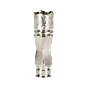 Vaporizzatore portatile dynavap b su sfondo trasparente che mostra la tip