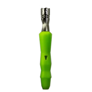 Vaporizzatore portatile dynavap b su sfondo trasparente che mostra il modello verde