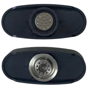 camera in ceramica del vaporizzatore portatile angus della yllvape su sfondo bianco